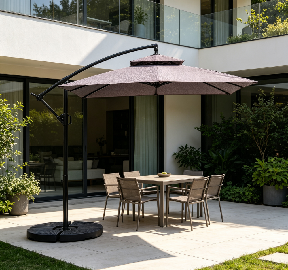 How Does a Square Cantilever Patio Umbrella Fit Different Outdoor Spaces